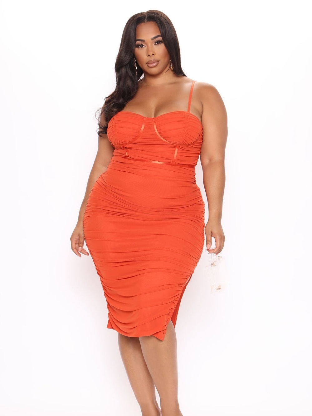 Fashion Nova Ruched Bodycon Dress – Size XL | Y2K Night‑Out Glam | Curve‑Hugging